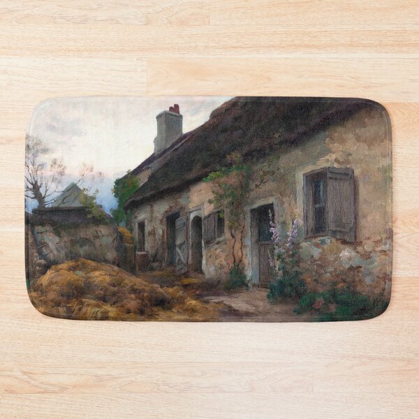 Item preview, Marc-Aurèle de Foy Suzor-Coté - Thatched Hut and Landscape designed and sold by ArtExpression.
