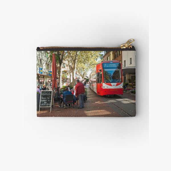 Item preview, Tram passing through the pedestrian zone, Frechen, Near Cologne, Germany. designed and sold by David A. L. Davies.
