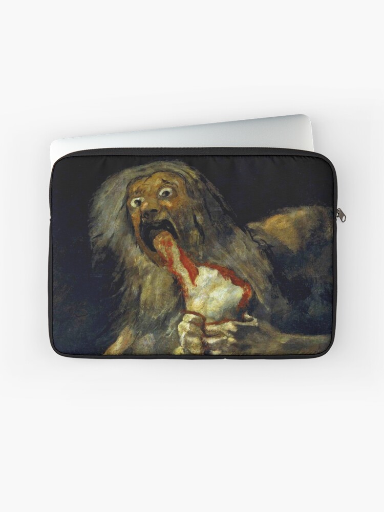Thumbnail 1 of 2, Laptop Sleeve, Francisco Goya "Saturn Devouring His Son" designed and sold by ALD1.