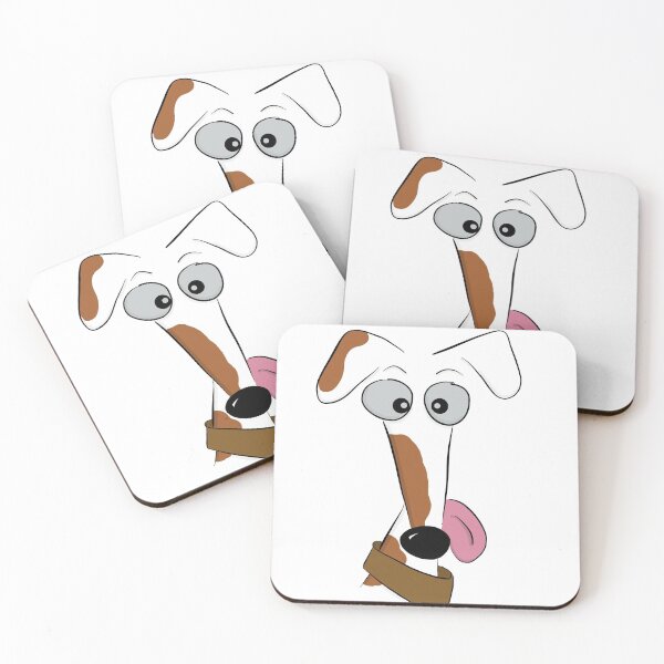 Item preview, White & Tan Lurcher designed and sold by Mat Dixon.