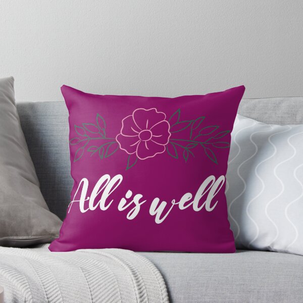Item preview, All is well - motivating slogan designed and sold by palaodesigns.