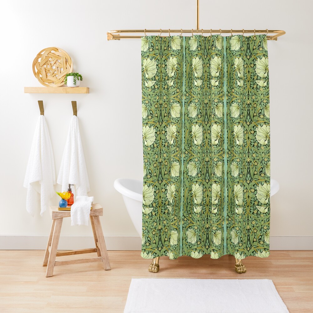 "William Morris Pimpernel " Shower Curtain for Sale by RBEnt Redbubble