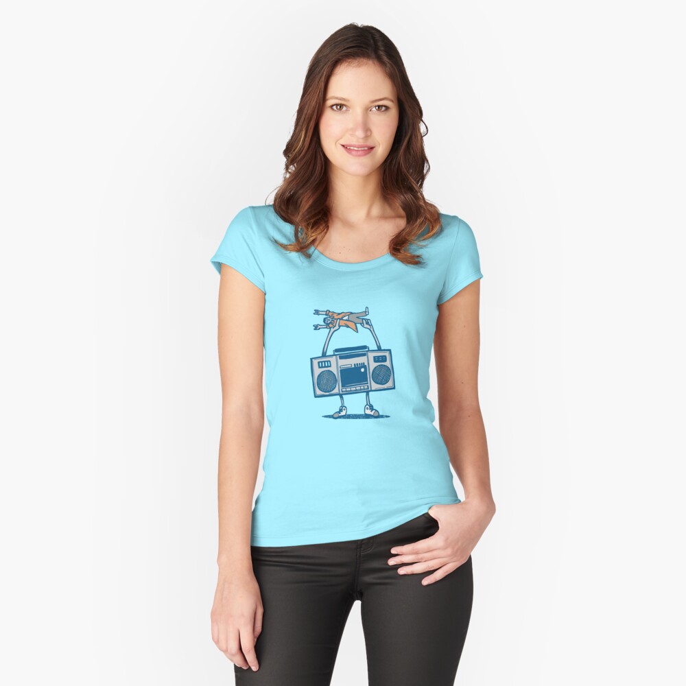 Item preview, Fitted Scoop T-Shirt designed and sold by AtomicChild.