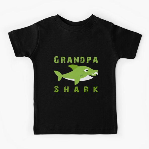 Grandpa Shark Kids T-Shirt for Sale by treszure-chest