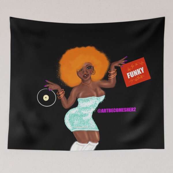 Item preview,  Disco Queen 2 - Let’s Keep it Funky designed and sold by ArtBecomesHer2.
