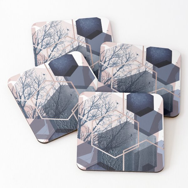 Abstract Landscape Part 1 Coasters (Set of 4)