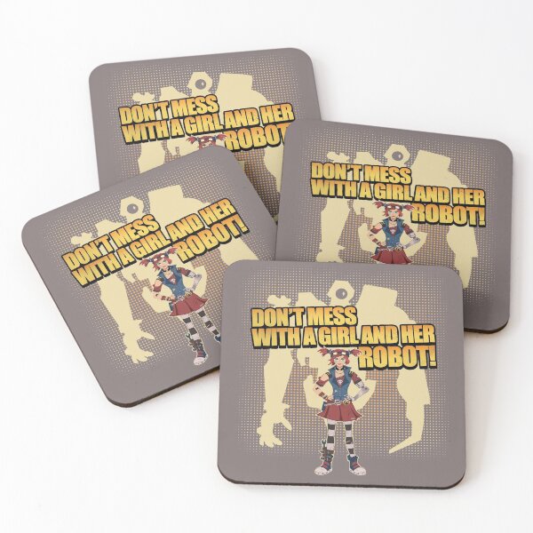 Item preview, DON'T MESS WITH A GIRL AND HER ROBOT! designed and sold by TenguArts.
