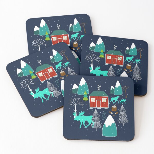Item preview, Norway moose in the winter forest  designed and sold by Scandi Shop .