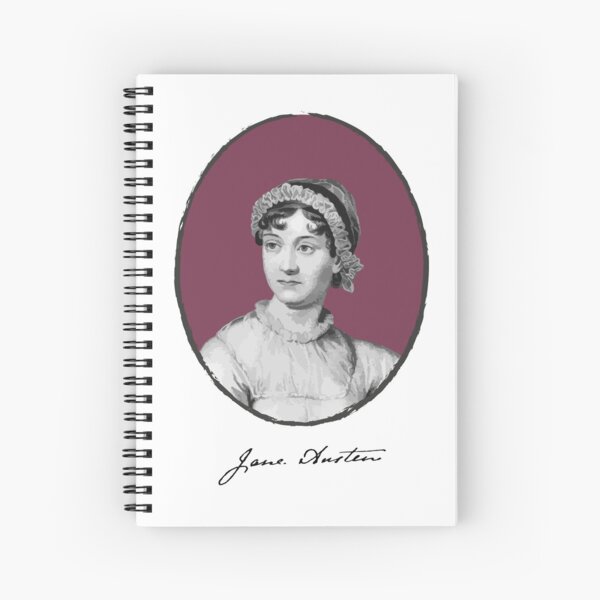 Authors - Jane Austen Spiral Notebook