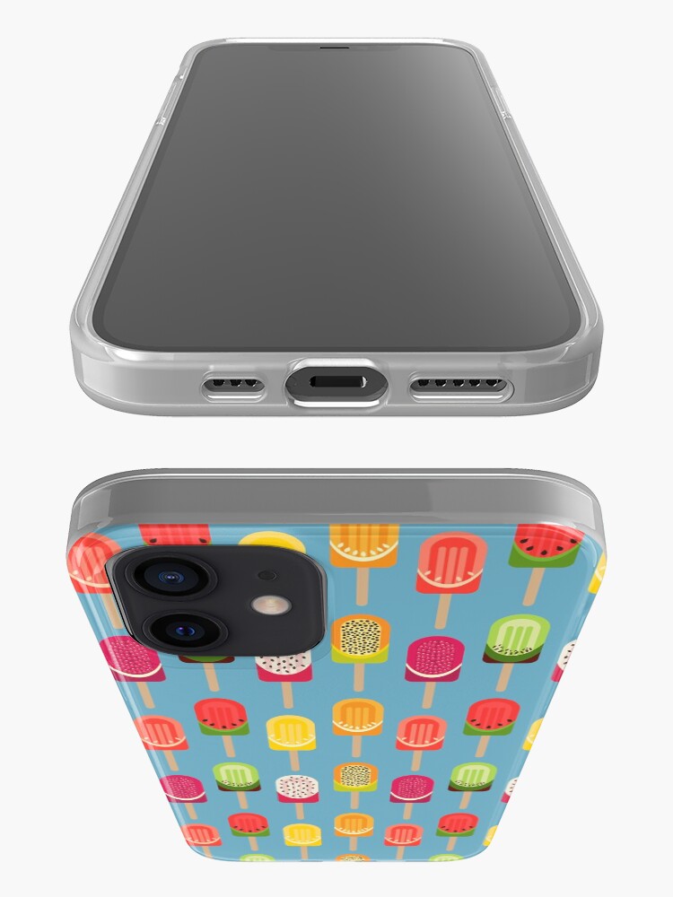 Alternate view of Fruit popsicles - blue version iPhone Case & Cover