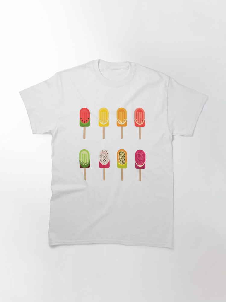 Alternate view of Fruit popsicles - blue version Classic T-Shirt