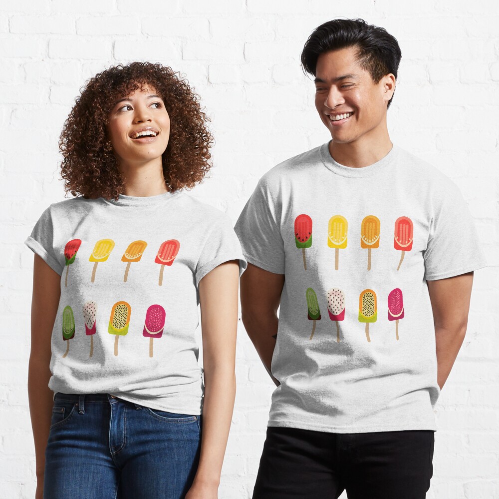 Fruit popsicles - blue version Classic T-Shirt