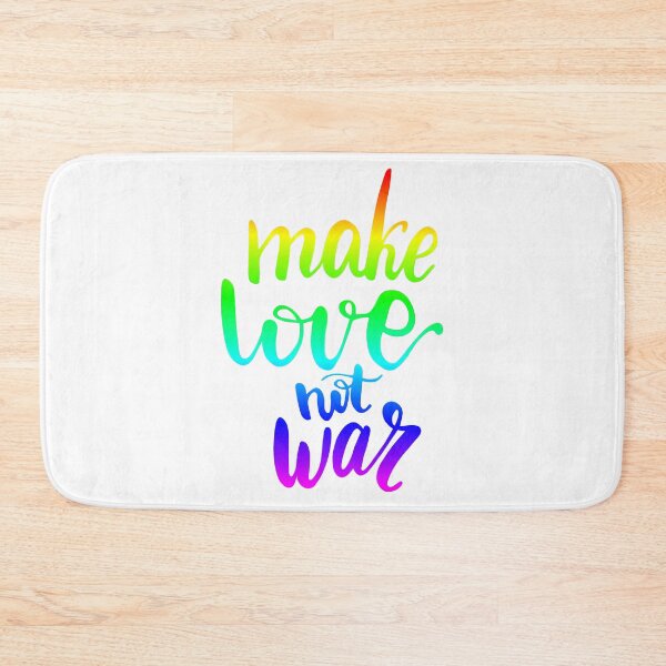 Item preview, Make Love Not War Rainbow designed and sold by mattpanta.