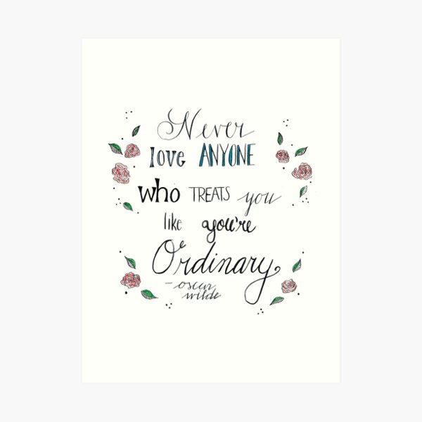 Never Love Art Print