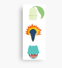 Minimalist Johto Trio Metal Print