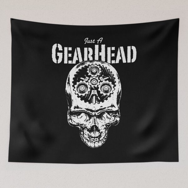 Item preview, Just A GearHead Logo  designed and sold by JustAGearHead.