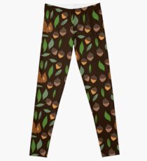 Cute woodland animal chipmunk pattern Leggings