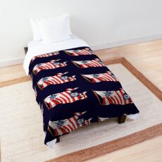 Weathered Coast Guard Ensign Comforter