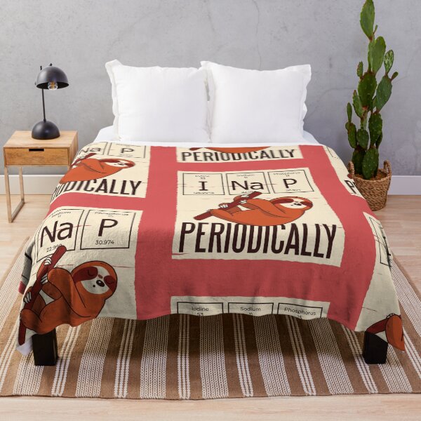 Item preview, "I nap periodically" Chemistry Sloth Pun designed and sold by IndigoIvy.