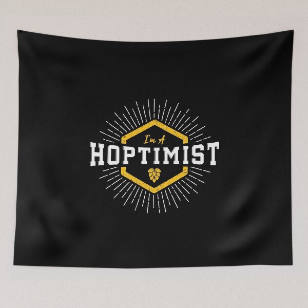 Item preview, I'm a HOPTIMIST Starburst distressed effect designed and sold by webdango.