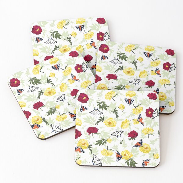 Item preview, Peonies & Butterflies designed and sold by kobyakov.