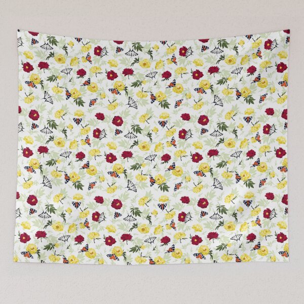 Item preview, Peonies & Butterflies designed and sold by kobyakov.