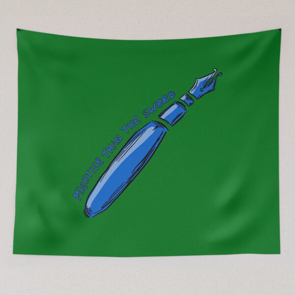 Item preview, The pen is mightier than the sword designed and sold by MOREDANKMEMES.