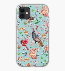 Xmas pattern by Maria Tiqwah iPhone Case