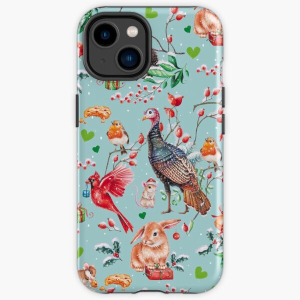 Xmas pattern by Maria Tiqwah iPhone Tough Case