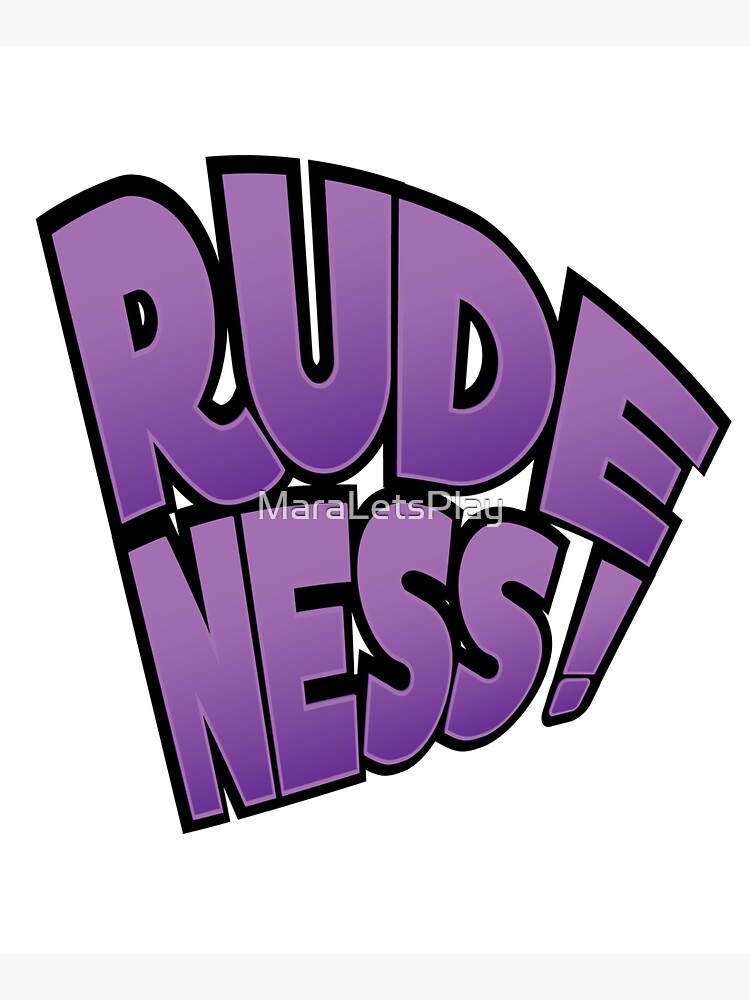 Rudeness Logo by MaraLetsPlay