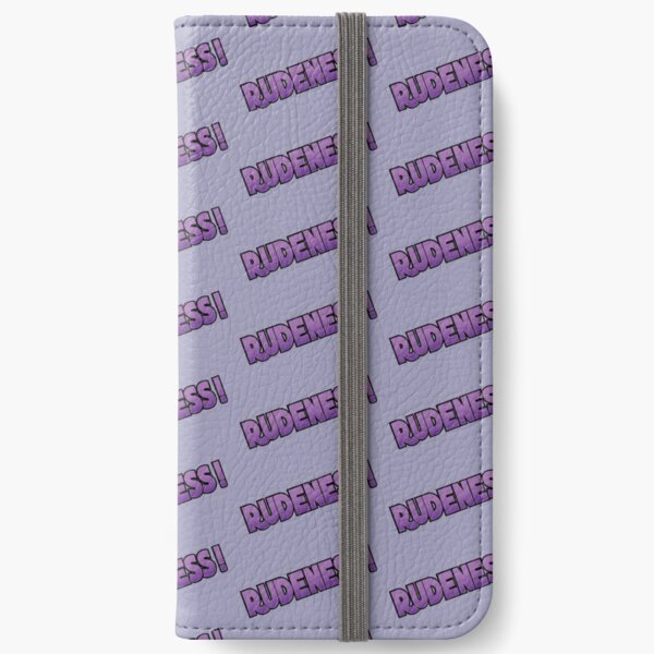 Rudeness Logo, v.2 iPhone Wallet