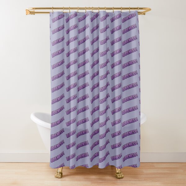 Rudeness Logo, v.2 Shower Curtain