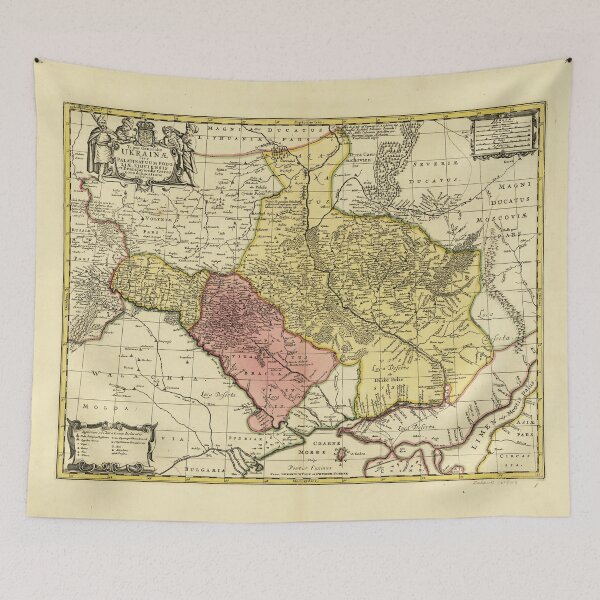 Item preview, Map of Ukraine (1705) designed and sold by allhistory.