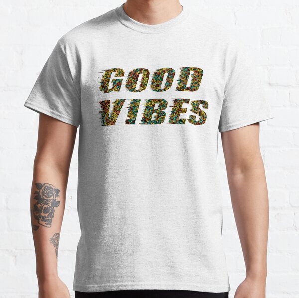 Good Vibes Abstract Retro Classic T-Shirt