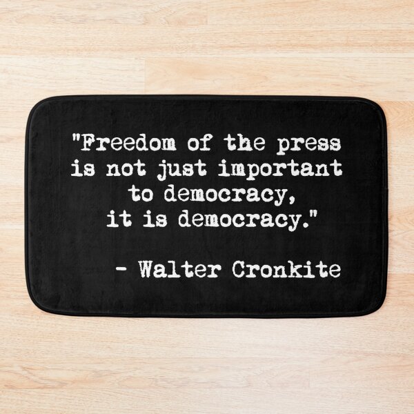 Item preview, Freedom of the press is not just important to democracy, it is democracy. designed and sold by Thelittlelord.