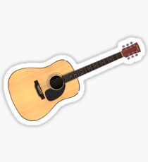 Acoustic Guitar Sticker