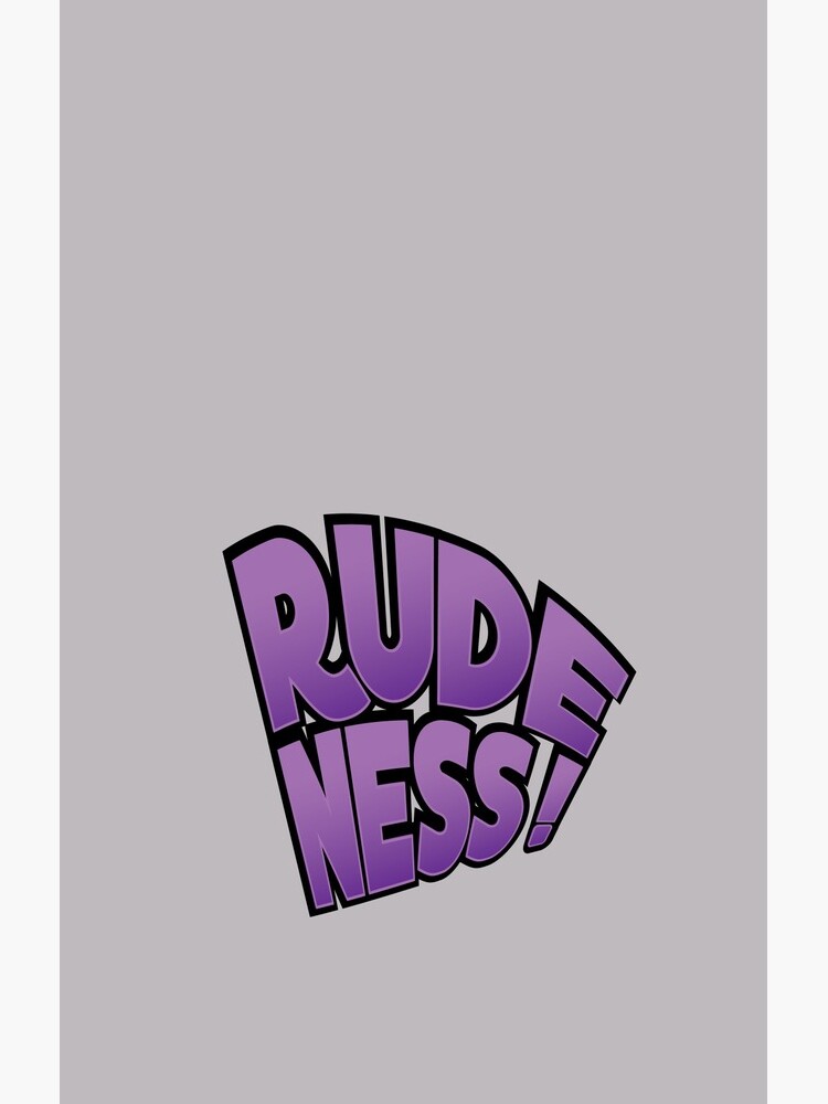 Rudeness Logo by MaraLetsPlay