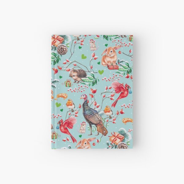 Xmas pattern by Maria Tiqwah Hardcover Journal