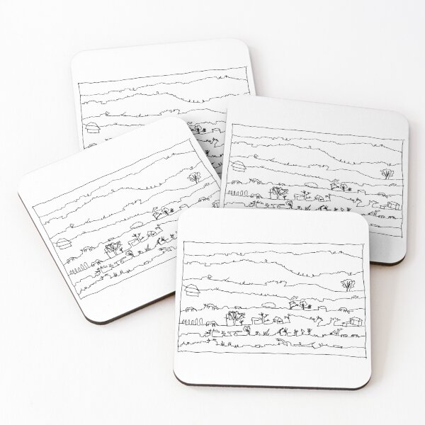 Item preview, Travelling Series - Mesmerising Monotony (Black Ink) designed and sold by Annie Edney.