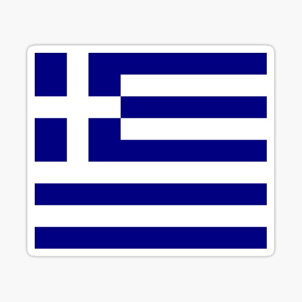 Greece flag  Sticker