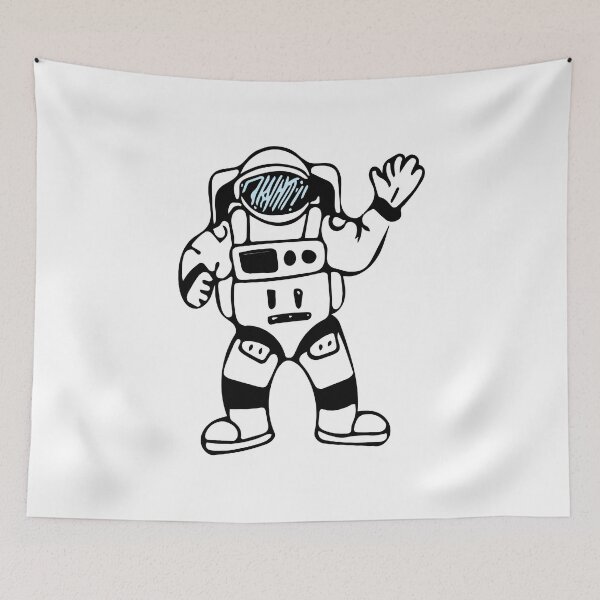 Item preview, Waiving Space Astronaut designed and sold by blissery.