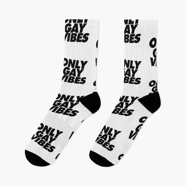 Item preview, ONLY GAY VIBES QUOTE LGTBIQ BLACK designed and sold by revolutionlove.