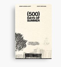 (500) Days of Summer Canvas Print