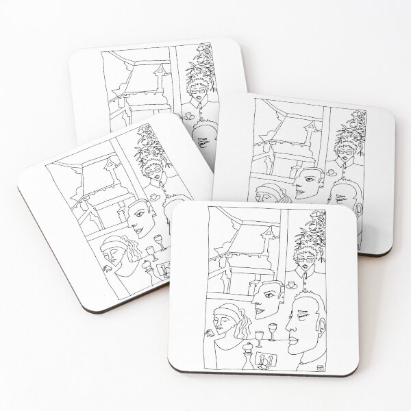 Item preview, Cafe Series - Individual Musings (Black Ink)  designed and sold by Annie Edney.