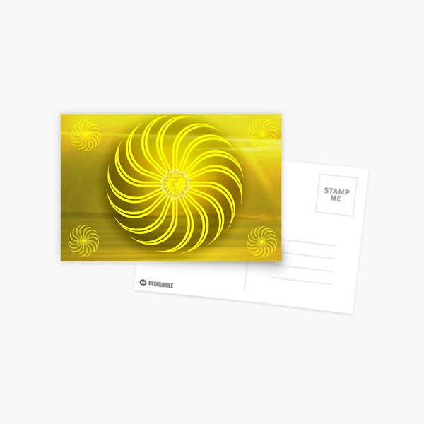 Solar Plexus ~ Yellow ~ Manipura ~ Male Postcard