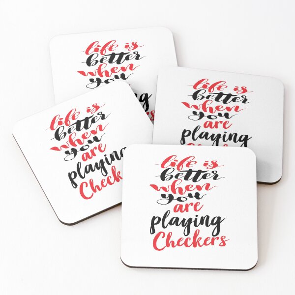 Item preview, Life Is Better When You Are Playing Checkers designed and sold by ProjectX23.