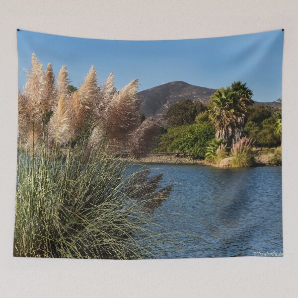 Item preview, Pampas Grass At Lake Murray, San Diego County, California, USA designed and sold by heatherfriedman.
