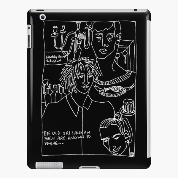 Cafe Series - The Gift (white Ink) iPad Snap Case