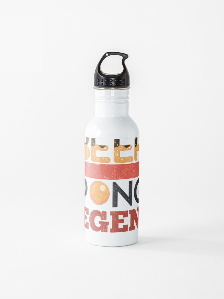 Beer Pong Legend College Drinking Game Water Bottle By Kayelex