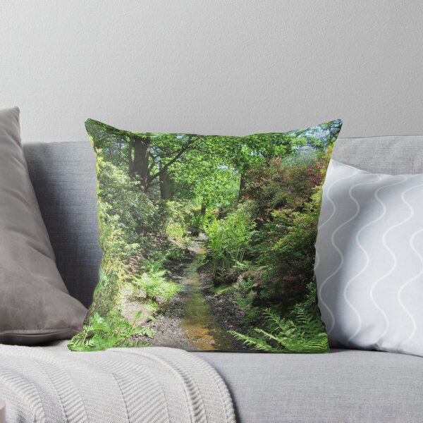 Artikelvorschau, Stream mit Farnen, Isabella Plantation, Richmond Park, Surrey entworfen und verkauft von Fiona Cross.